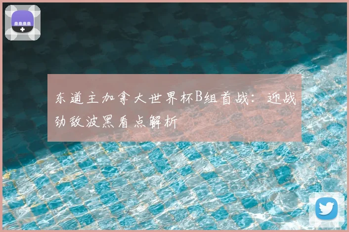 东道主加拿大世界杯B组首战：迎战劲敌波黑看点解析